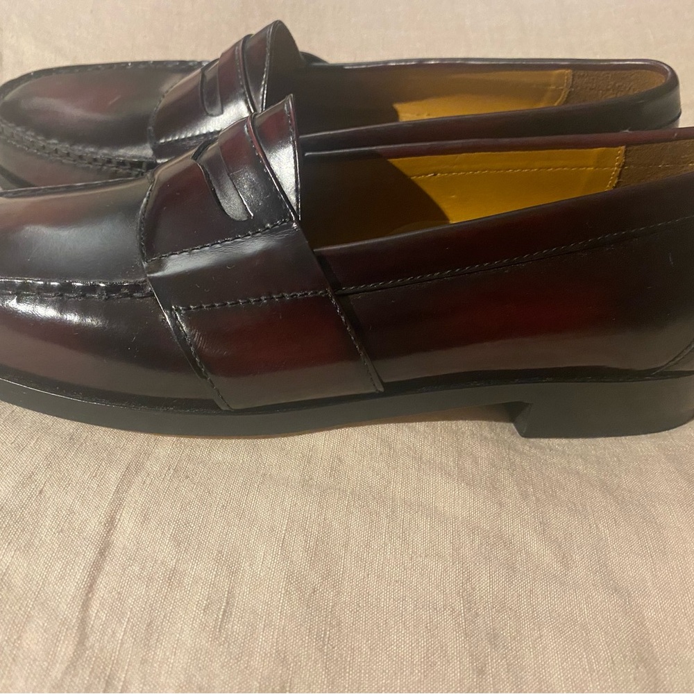 Cole Haan Mens burgundy loafers size 8.5 - Picture 16 of 16